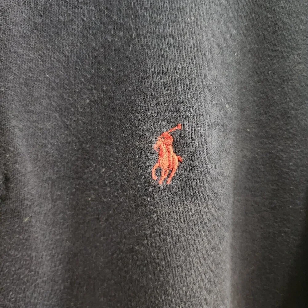 Polo Sport Ralph Lauren Blue Polo‎ Shirt Size M Red Pony Logo 100% Cotton